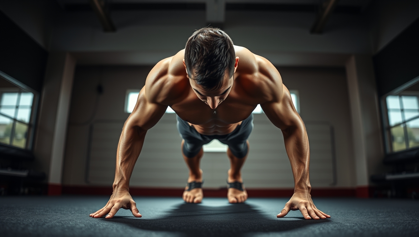 A fitness enthusiast executing a pike pushup for shoulder strength