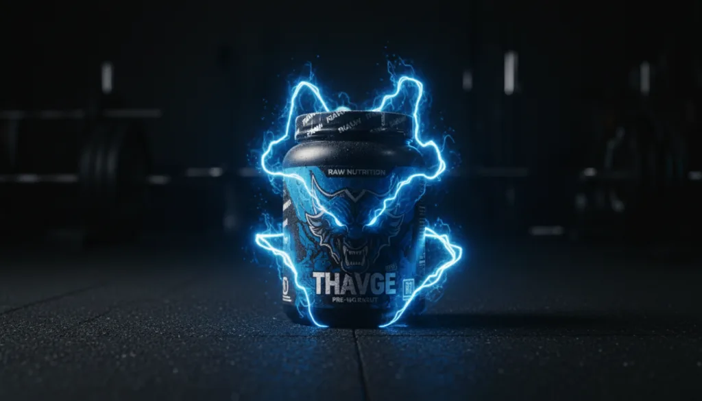 Honest raw nutrition thavage review featuring the signature supplement tub.